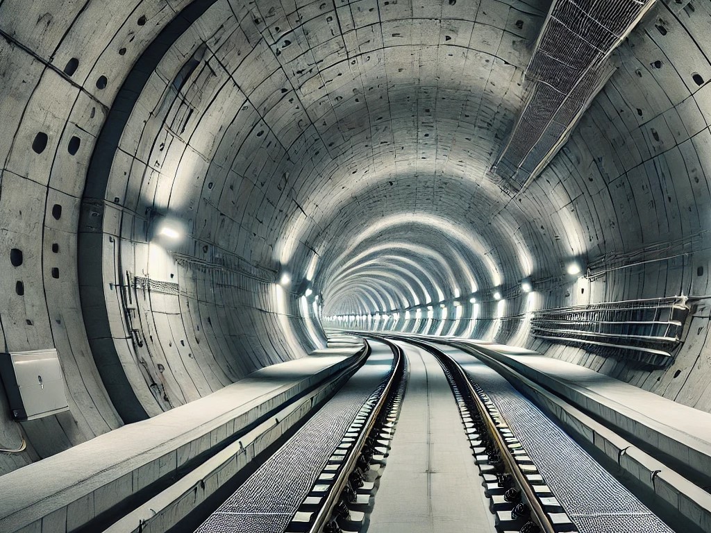 Gotthard-Basistunnel Feste Fahrbahn