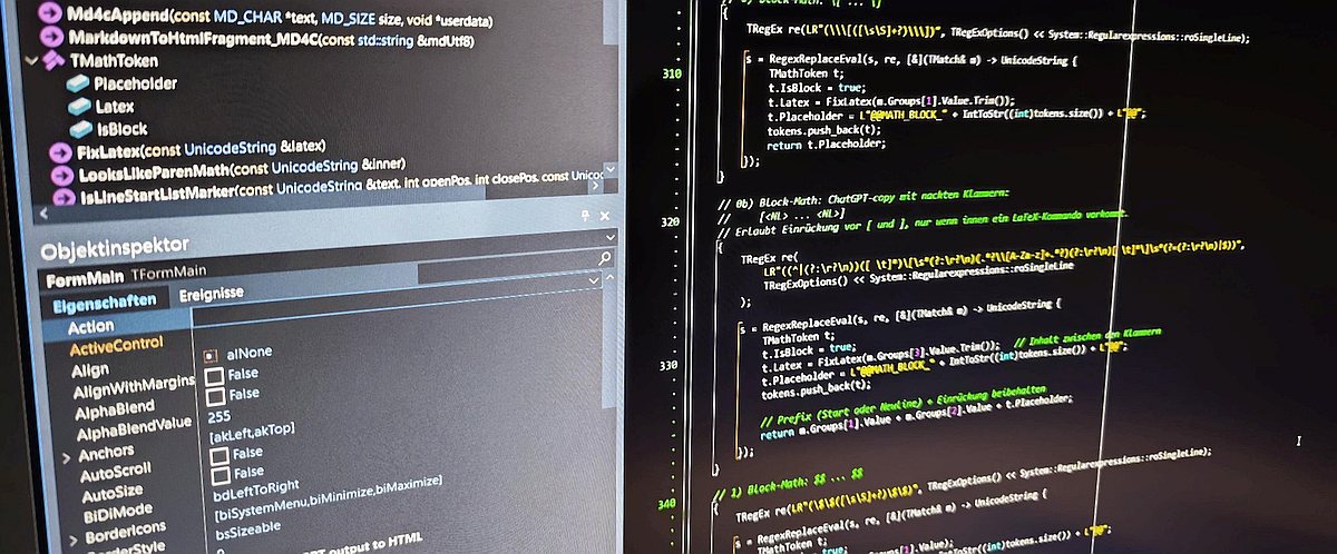 Stilisiertes neuronales Netz