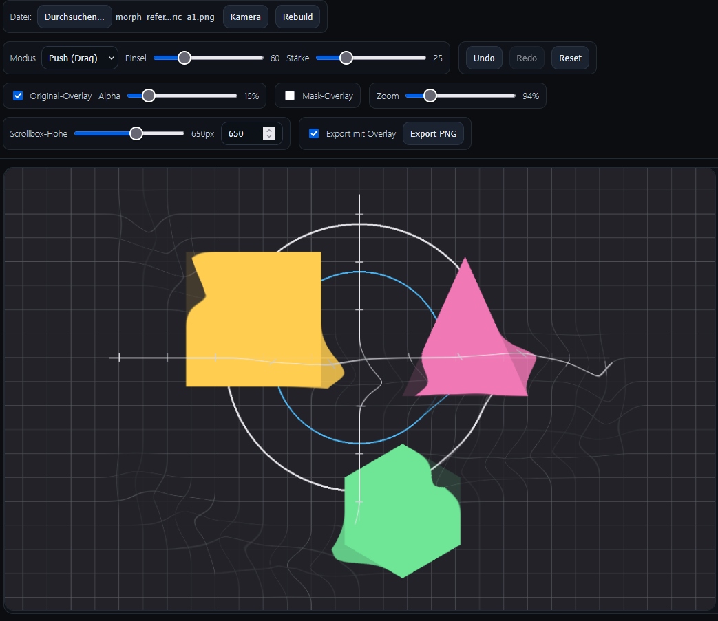 Beispiel Morphing Liquify